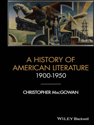 cover image of A History of American Literature 1900–1950